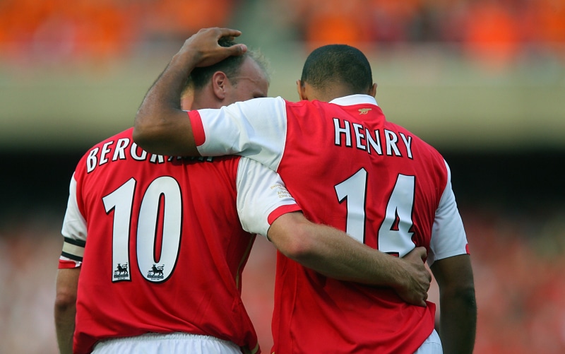 2K, Footballers, Thierry Henry, Dennis Bergkamp, Arsenal, soccer