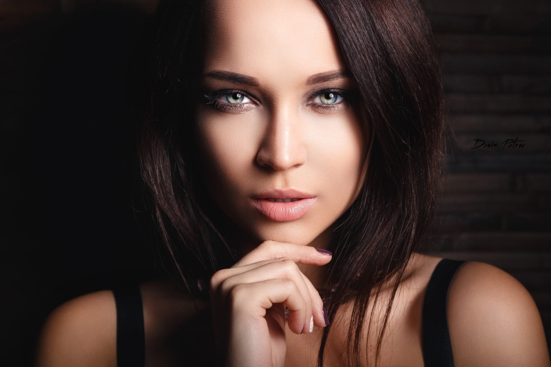 fashion, hairstyle, beauty, model, beautiful woman, young women, women, body part, brown hair, headshot, contemplation, hair, Denis Petrov, face, human hair