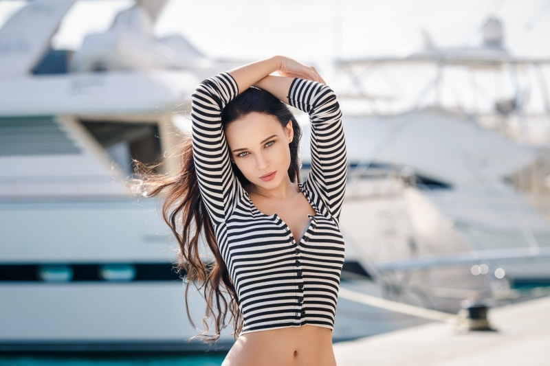 leisure activity, belly, adult, architecture, young adult, looking, one person, women, Denis Petrov, top - garment, women outdoors, beauty, human arm, beautiful woman