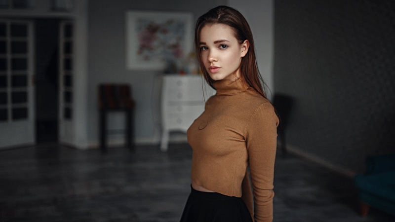 healthy Lifestyle, real People, Anna Dyuzhina, sport, fashion Model, brown Hair, young Women, one Young Woman Only, standing, copy Space, chernyadyev, beautiful woman