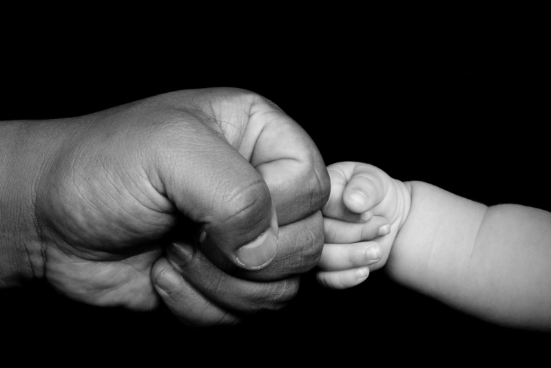 young, hands, human body part, innocence, hand, grayscale, babyhood, togetherness, child, bonding, photography, family with one child, parent, body part