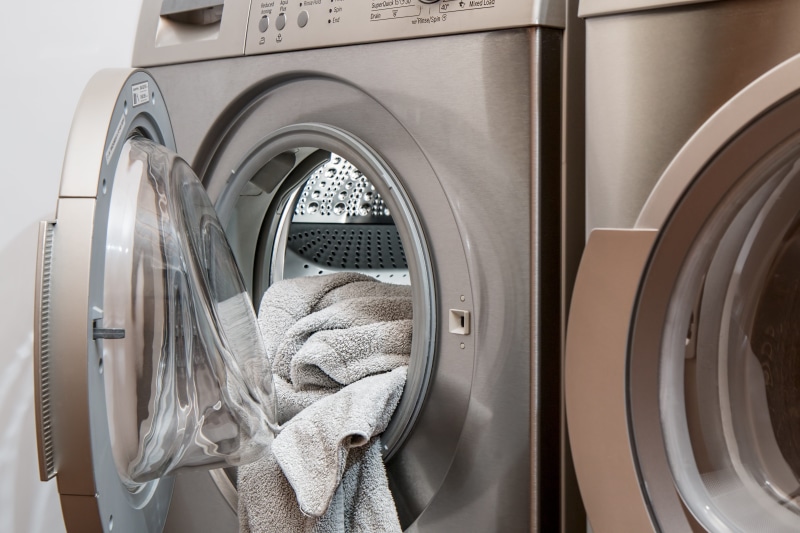 clean, no people, washday, laundromat, housekeeping, chores, laundry, dirty, major household appliance, open, door, household, housework, tumble drier