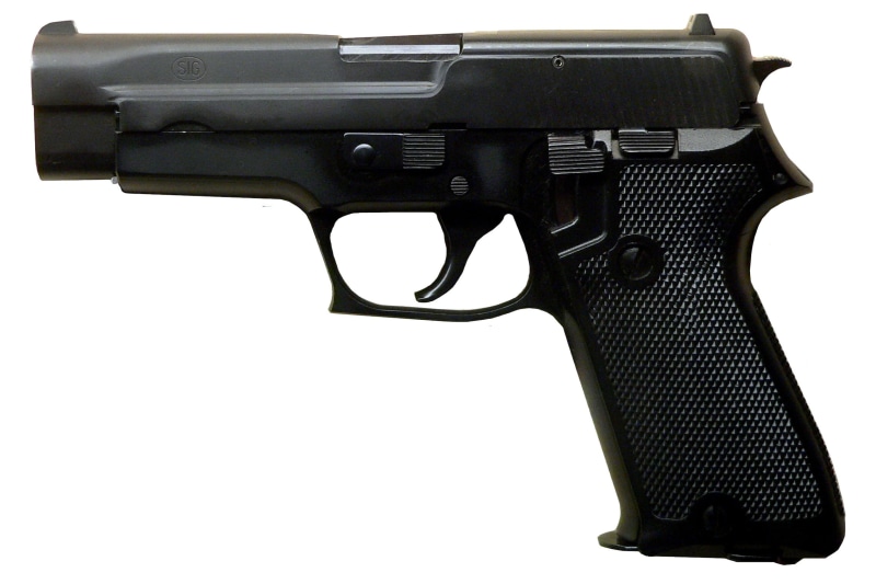 length, 1080P, Pistol Sig-Sauer, capacity, 9 rounds, 45 ACP, container, andquot;Parabellumandquot;, 43 mm, gun, P220, 65 mm, weapons, 38 super, shop, Sig-Sauer