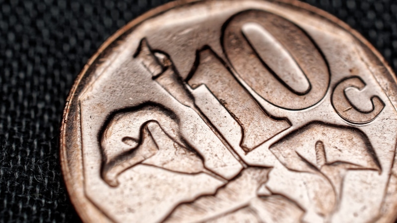 studio shot, shape, round, colored, western script, close-up, still life, pattern, south africa 10c, no people, representation, selective focus, coin, food