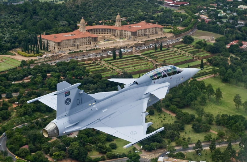 Gripen, SOUTH AFRICAN AIR FORCE, Union Buildings, Gripen JAS 39, You CAN, JAS 39, 1080P, Pretoria