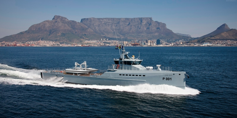 South Africa, 5K, South African Navy, high-speed, DSCT, patrol vessel, FCS 5009, Damen