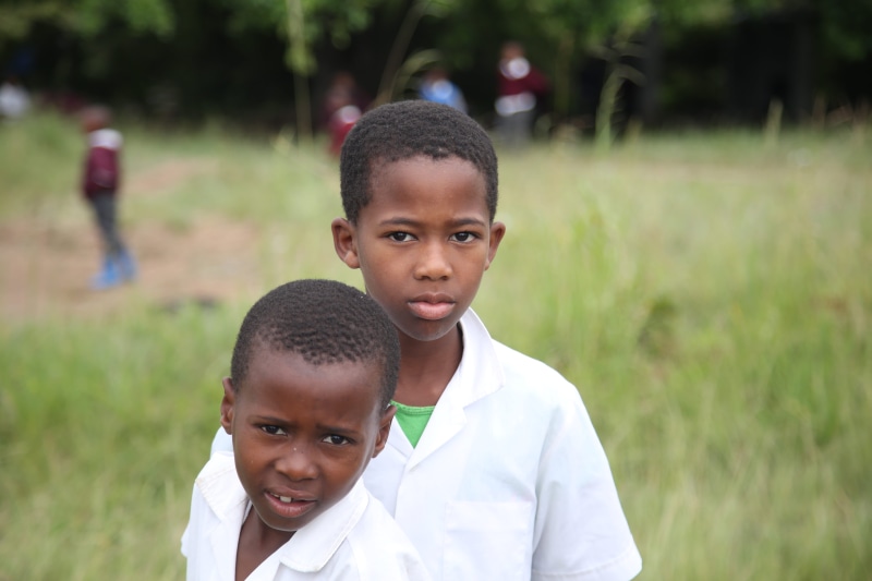 men, boys, cheerful, looking at camera, portrait, smiling, care, two people, ebony, cute, headshot, eyes, children, africa, childhood, 5K, people, child