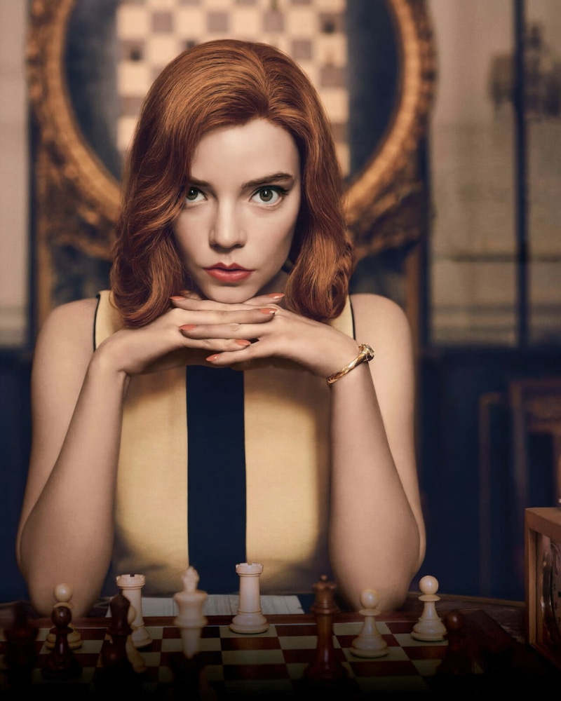 chess, women, redhead, Anya Taylor-Joy, TV, TV Series, actress, 720P, The Queens Gambit
