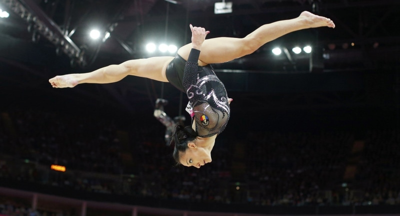 balance, women, one person, vitality, performance, healthy lifestyle, agility, 1080P, exercising, young adult, skinny, gymnastics, competitive sport, dancing