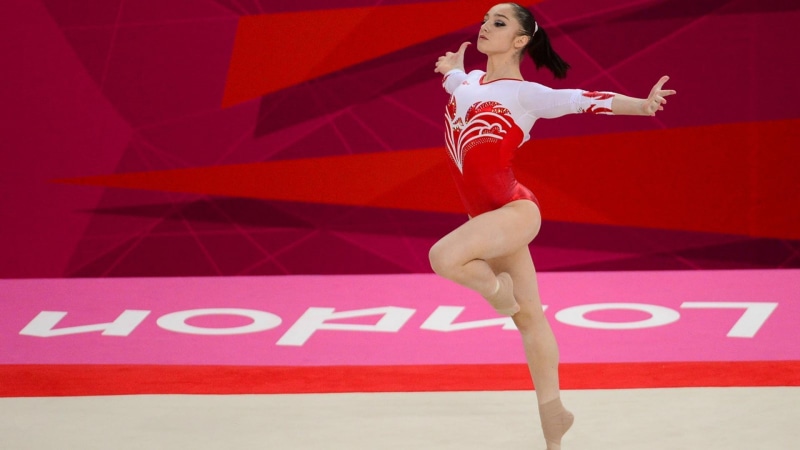 women, 1080P, gymnastics, Aliya Mustafina
