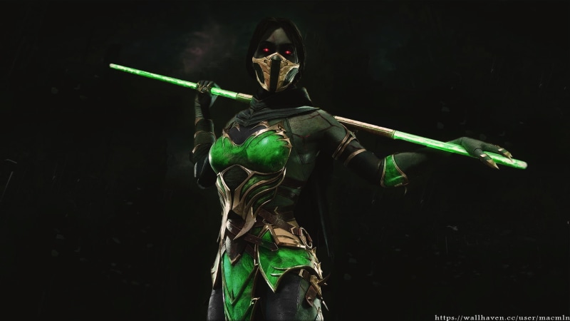 Jade (Mortal Kombat), 1080P, evil, mk11, Mortal Kombat, green outfit, women
