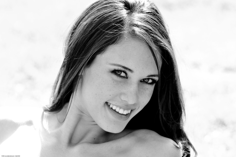 hair, monochrome, lips, brunettes, tiffany, thompson, 2K, grayscale, artistic, eyes, art, long, smiling, women, hd, freckles