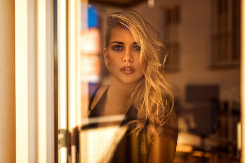 women, looking, window, beauty, hairstyle, long hair, Miro Hofmann, adult, portrait, one person, headshot, blond hair, contemplation, face, blonde, beautiful woman