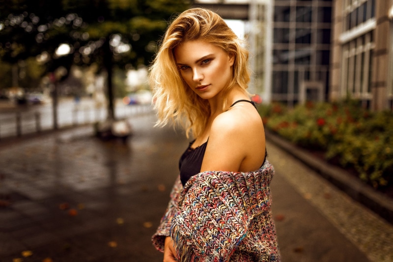 Carla Sonre, women outdoors, 1080P, Miro Hofmann, women, portrait, blonde