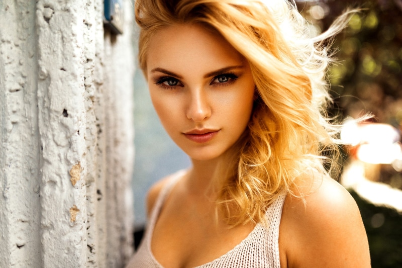 women, blonde, face, Carla Sonre, 1080P, portrait, Miro Hofmann