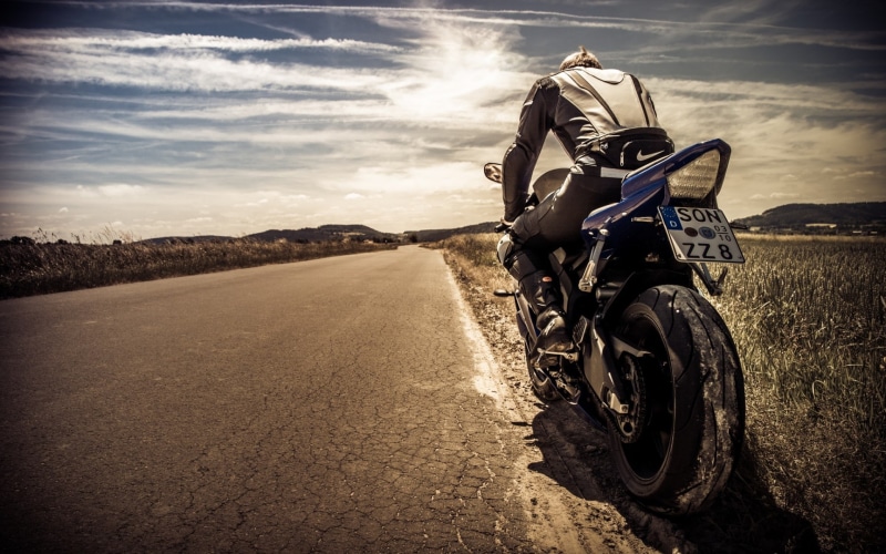 mode of transportation, road, lifestyles, outdoors, Miro Hofmann, travel, 500px, 1080P, real people, cloud - sky, ride, crash helmet, helmet, vehicle