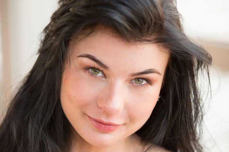 5K, face, MetArt Magazine, model, Lucy Li, black hair, women