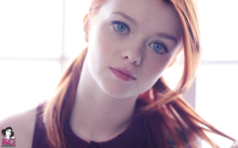 blond Hair, face, maroon, window, one Young Woman Only, indoors, 1080P, one Woman Only, looking, Lass Suicide, females, attractive Female, people, redhead