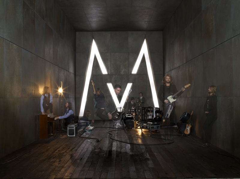 Levine, musical equipment, business, group of people, 2K, musical instrument, Adam, men, Mickey, rock music, James, group, Valentine, band, stage light