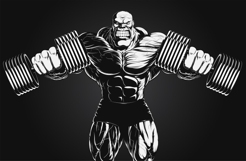 studio Shot, energy, athlete, hand, bodybuilder, body Building, women, isolated, human body part, one Person, sports Training, fighting, exercising, action