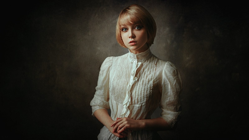 720P, women, portrait, Olya Pushkina, model