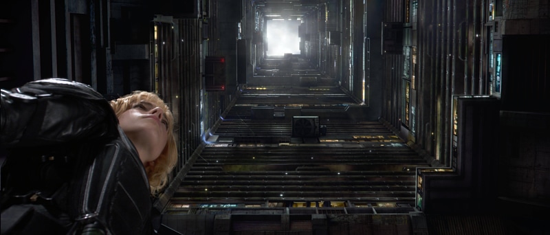 Dredd, building, Cassandra Anderson, waist up, depression - sadness, women, emotion, adult, real people, dark, casual clothing, young adult, built structure