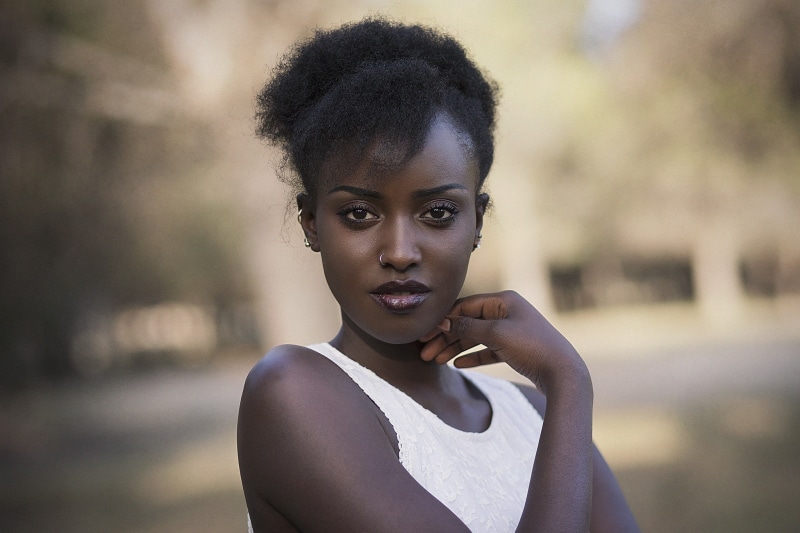 1080P, face, portrait, model, ebony