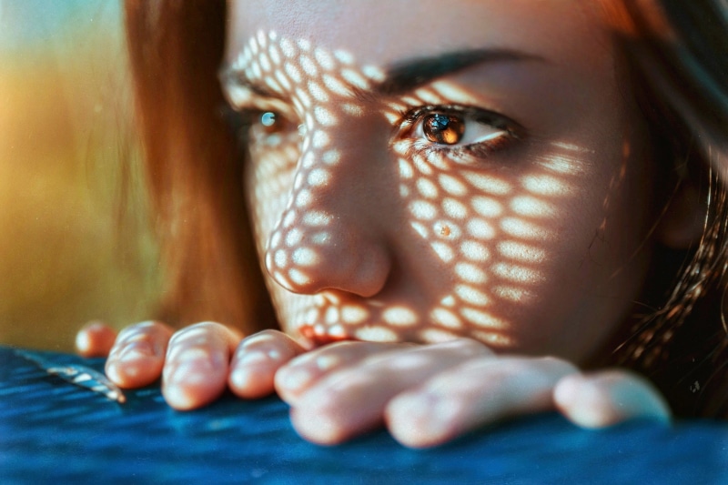 eyes, model, 1080P, Gustavo Terzaghi, women, brown eyes, face, depth of field, Delaia Gonzalez