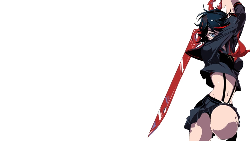 bare midriff, 4K, Kill la Kill, anime girls, anime, Matoi Ryuuko, dark hair