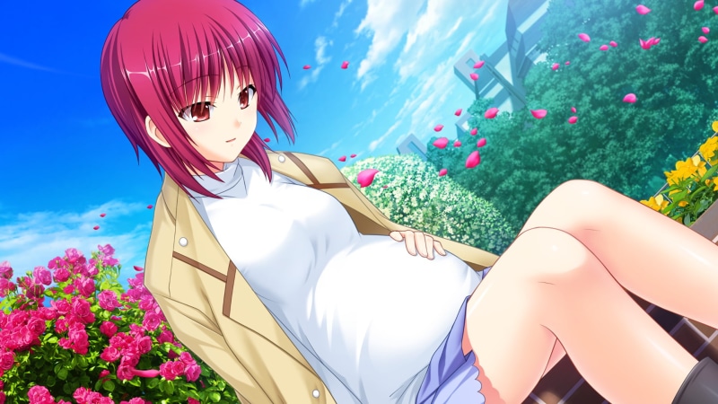 masami iwasawa, women, real people, day, one person, sunlight, flowering plant, leisure activity, young adult, outdoors, sky, pregnant, plant, cloud - sky