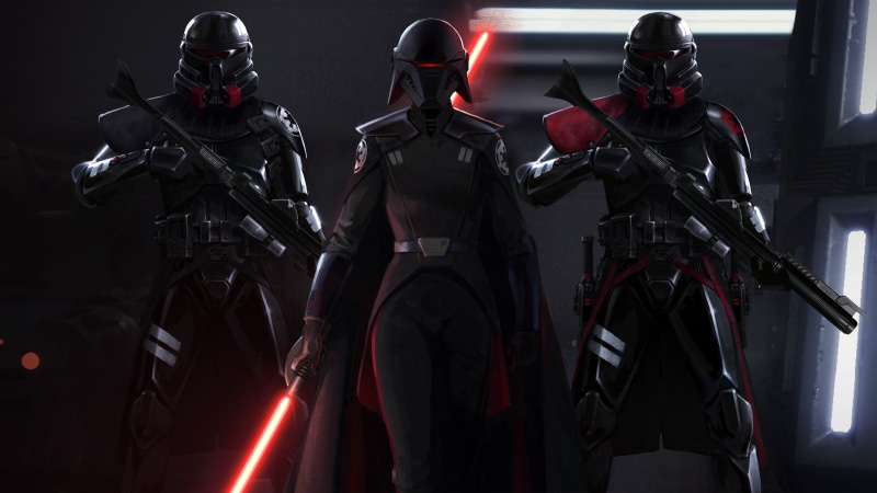 Second Sister (Star Wars), 4K, Star Wars, Lightsaber, Star Wars Jedi: Fallen Order, Stormtrooper