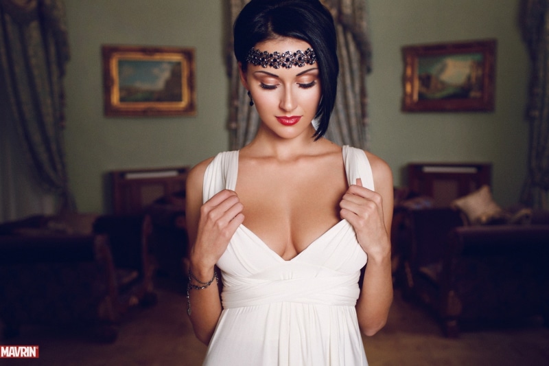 women, Julia Androschuk, cleavage, photography, 500px, Aleksandr Mavrin, 1080P