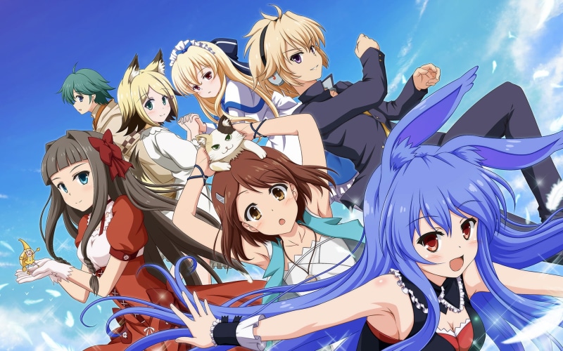 1080P, Anime, Arent They?, Leticia Draculea, Jin Russell, Problem Children Are Coming from Another World, Sakamaki Izayoi, Kudou Asuka, Yō Kasukabe, Calico Cat (Mondaiji)