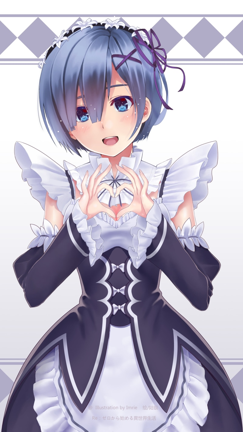 negative emotion, blue eyes, Re:Zero Kara Hajimeru Isekai Seikatsu, business person, human face, business, cleavage, character, young adult, fear, women