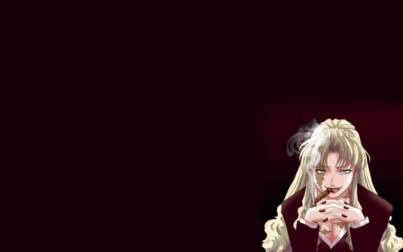 mature adult, hairstyle, front view, portrait, simple background, females, Balalaika, copy space, depression - sadness, contemplation, indoors, anime girls
