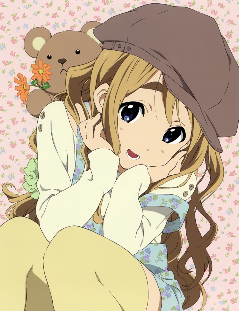 Kotobuki Tsumugi, beautiful woman, negative emotion, anime girls, adult, portrait, emotional stress, hair, communication, facial expression, cartoon, people