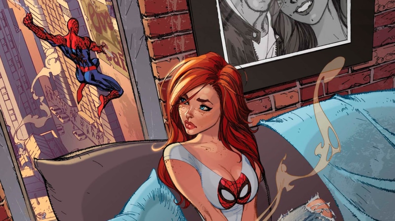 Spider-Man, lifestyles, hairstyle, standing, looking at camera, leisure activity, young adult, redhead, nature, females, beautiful woman, Mary Jane Watson