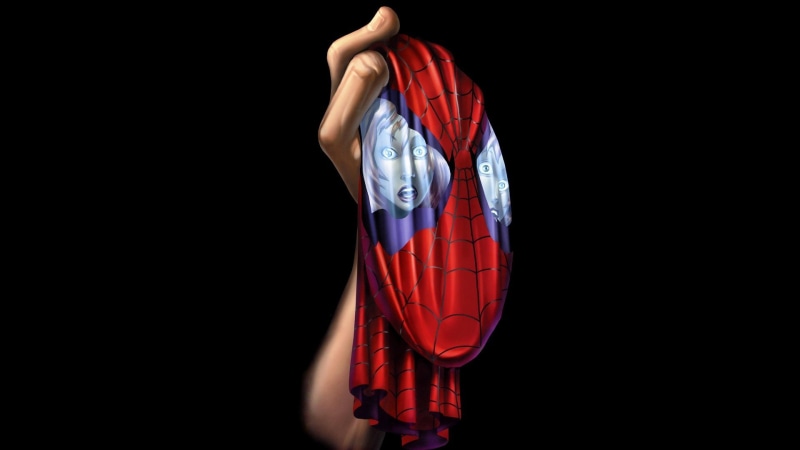 Marvel Comics, superhero, mask, reflection, Mary Jane Watson, 2K, Spider-Man
