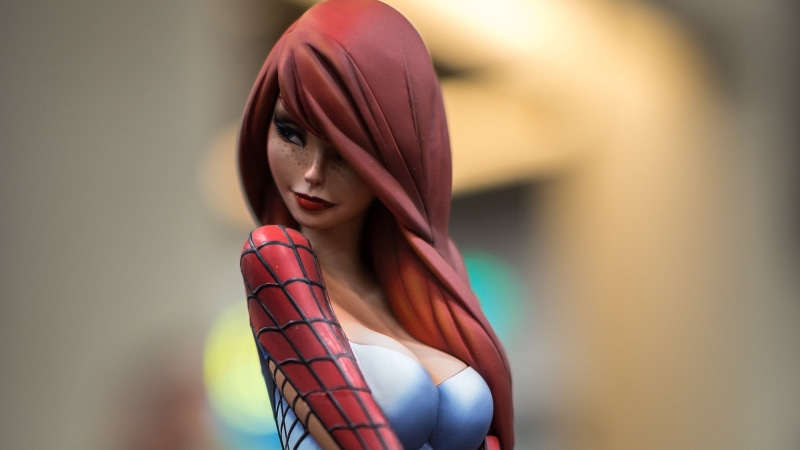 Figurine, Toy, Girl, Mary jane watson, Character, 1080P