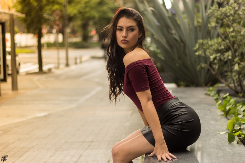 beautiful woman, lifestyles, long hair, looking away, sitting, casual clothing, women, hairstyle, one person, young adult, model, leisure activity, outdoors