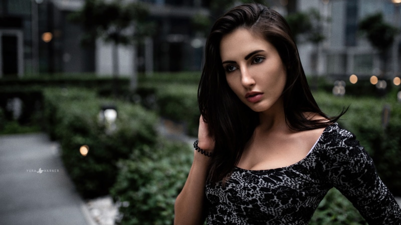 portrait, 2K, Yura Warner, women outdoors, women, looking away, face