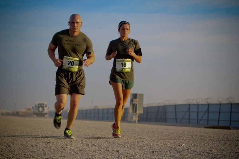 female, outdoor, women, competition, males, nature, muscular Build, young adult, jogging, fitness, active, exercise, outdoors, woman, togetherness, sports Training