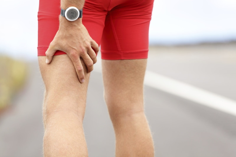 healthy lifestyle, human knee, pain, runner, fitness, summer, day, limb, action, running, body, human leg, sprint, healthy, jogger, girl, young, gray, run