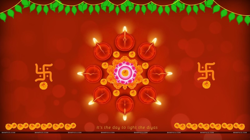 holiday, festivals / holidays, lamp, festival, 1080P, decoration, diwali, flowers, lights