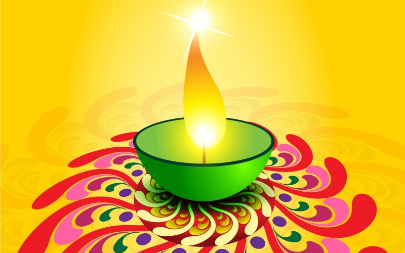 nature, burning, still life, crockery, glowing, floral pattern, electric lamp, festival, Diwali, fire - natural phenomenon, clay lamps, heat - temperature
