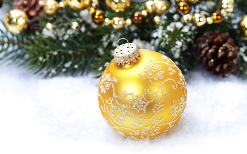 Christmas ornaments, celebration, leaves, art and craft, winter, bauble, colored, holiday, event, decoration, ornate, christmas ornament, 2K, no people