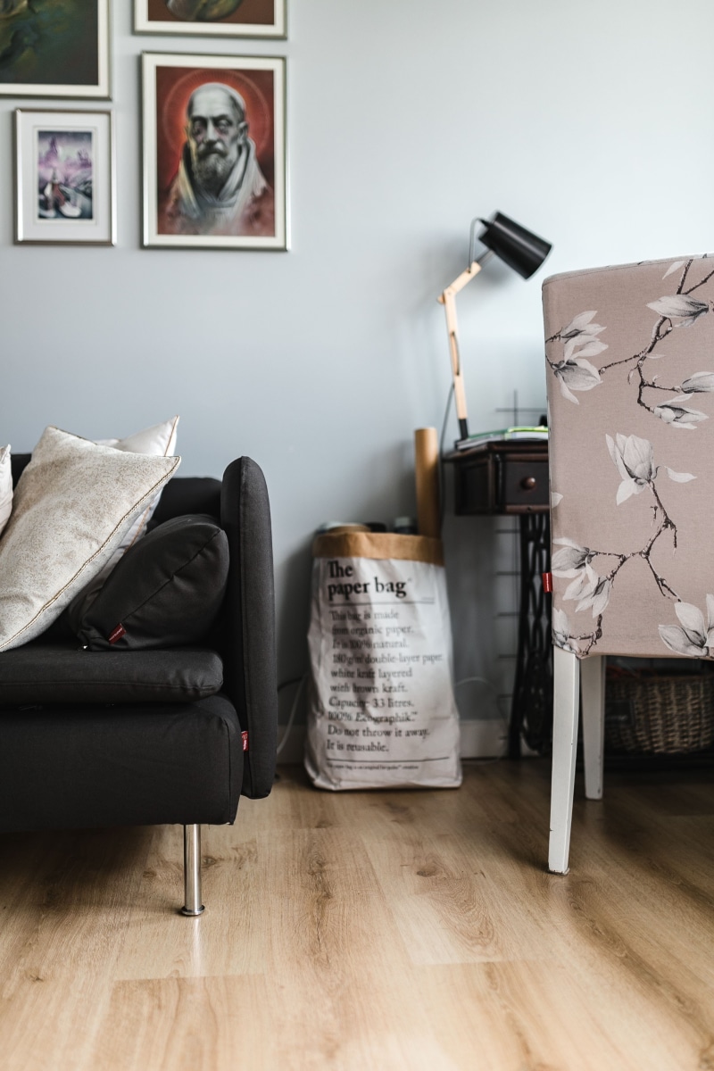 desk lamp, modern, seat, picture frame, no People, paintings, hardwood floor, lamp, contemporary, interior design, Stylish, laptop, 4K, wood, home Interior