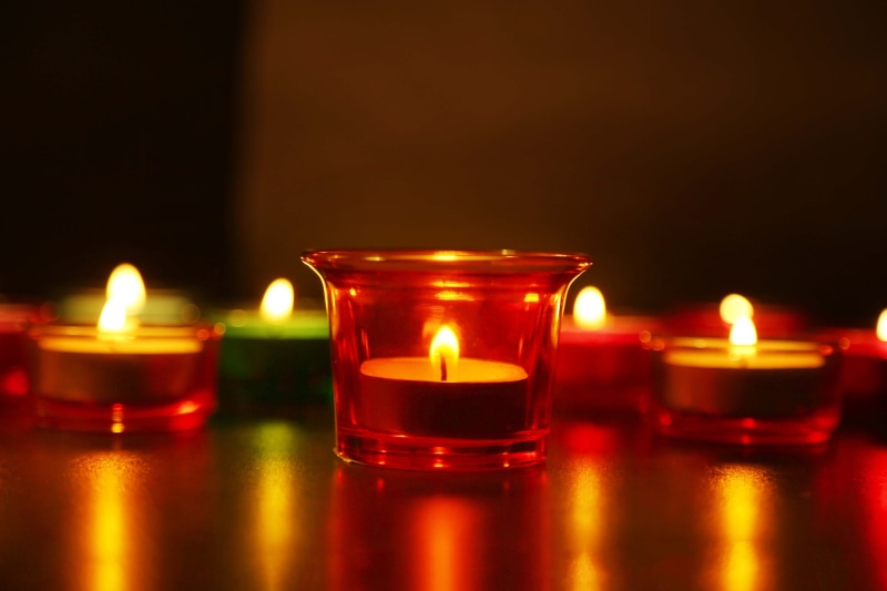 celebration, tea light, close-up, nature, deepak, laxmi, positive emotion, illuminated, red, bright, diwali, selective focus, flame, burning, deepawali