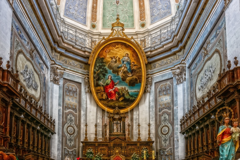the past, no people, interior, ornate, sicily, history, craft, altar, art and craft, creativity, place of worship, built structure, architecture, places of interest