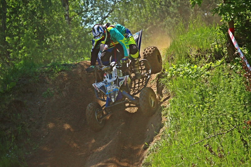 slope, no people, motocross, biker, dirt Road, land, all-terrain vehicle, dirtbike, growth, plant, sand, cycling, motor vehicle, cross, agricultural equipment